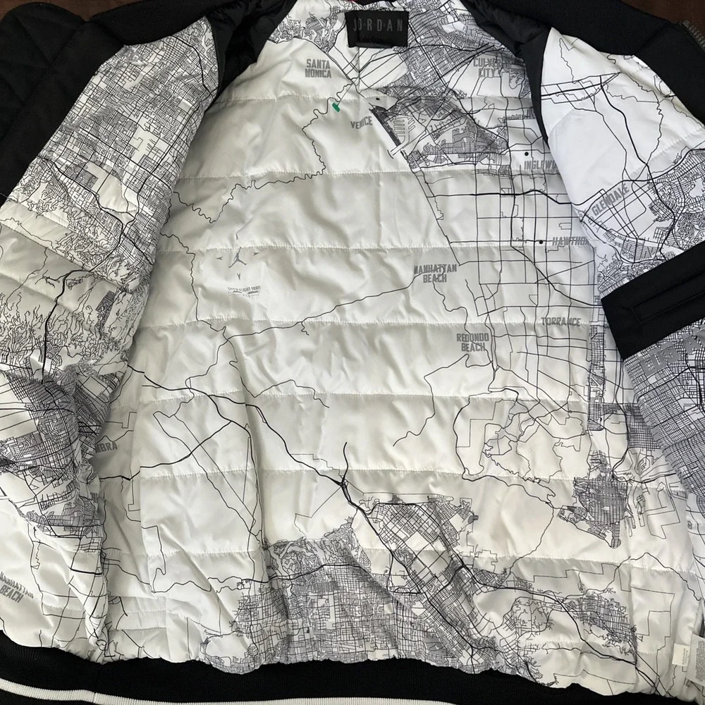 Nike Jordan x Interscope Record City Of Fight AJ23 Bomber Jacket Rare Limited XL